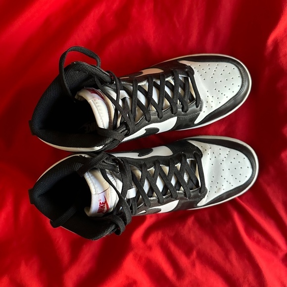 Nike Dunk High Panda Sneakers - Picture 8 of 12